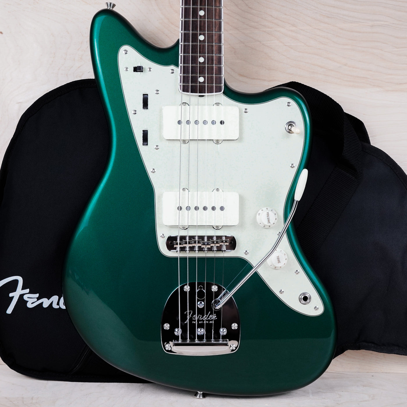 Fender FSR Traditional II '60s Jazzmaster MIJ 2024 Sherwood Green Metallic with Matching Headstock Japan Exclusive w/ Bag