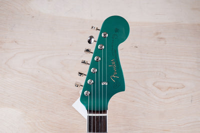 Fender FSR Traditional II '60s Jazzmaster MIJ 2024 Sherwood Green Metallic with Matching Headstock Japan Exclusive w/ Bag