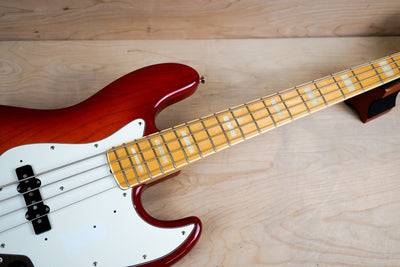 Fender JB-75 Jazz J Bass Reissue CIJ 2006 Sienna Sunburst Crafted in Japan w/ Bag