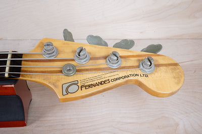 Fernandes BO-50 Bass MIJ 1970s Natural Neck-Through Vintage Made in Japan w/ Bag