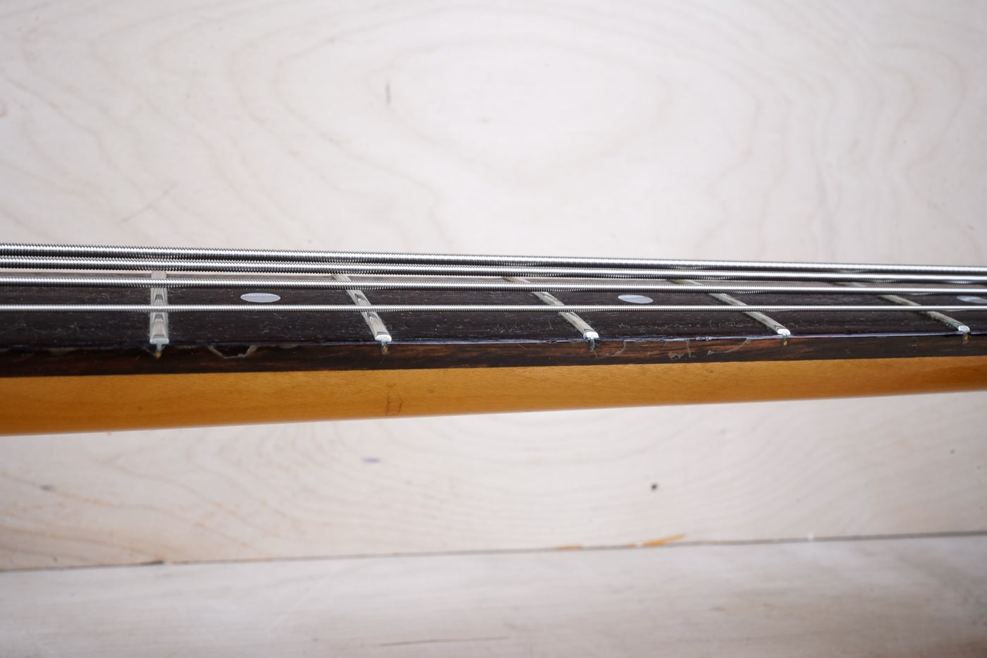 Fernandes BO-50 Bass MIJ 1970s Natural Neck-Through Vintage Made in Japan w/ Bag