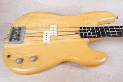 Fernandes BO-50 Bass MIJ 1970s Natural Neck-Through Vintage Made in Japan w/ Bag