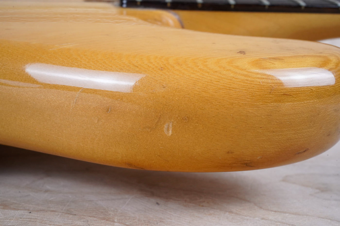 Fernandes BO-50 Bass MIJ 1970s Natural Neck-Through Vintage Made in Japan w/ Bag