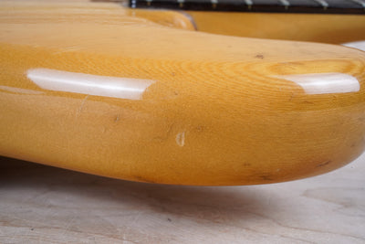 Fernandes BO-50 Bass MIJ 1970s Natural Neck-Through Vintage Made in Japan w/ Bag