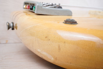 Fernandes BO-50 Bass MIJ 1970s Natural Neck-Through Vintage Made in Japan w/ Bag