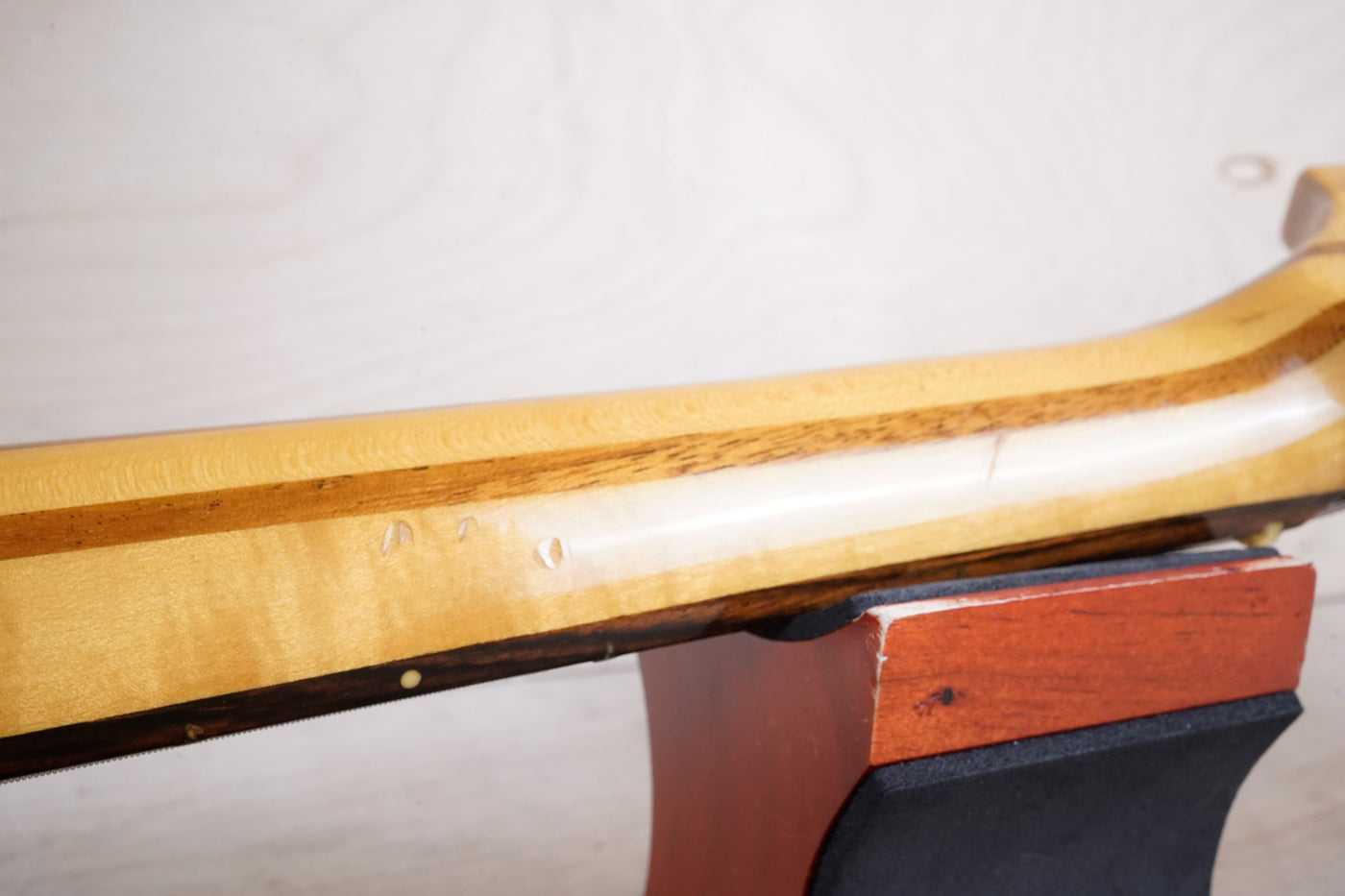 Fernandes BO-50 Bass MIJ 1970s Natural Neck-Through Vintage Made in Japan w/ Bag