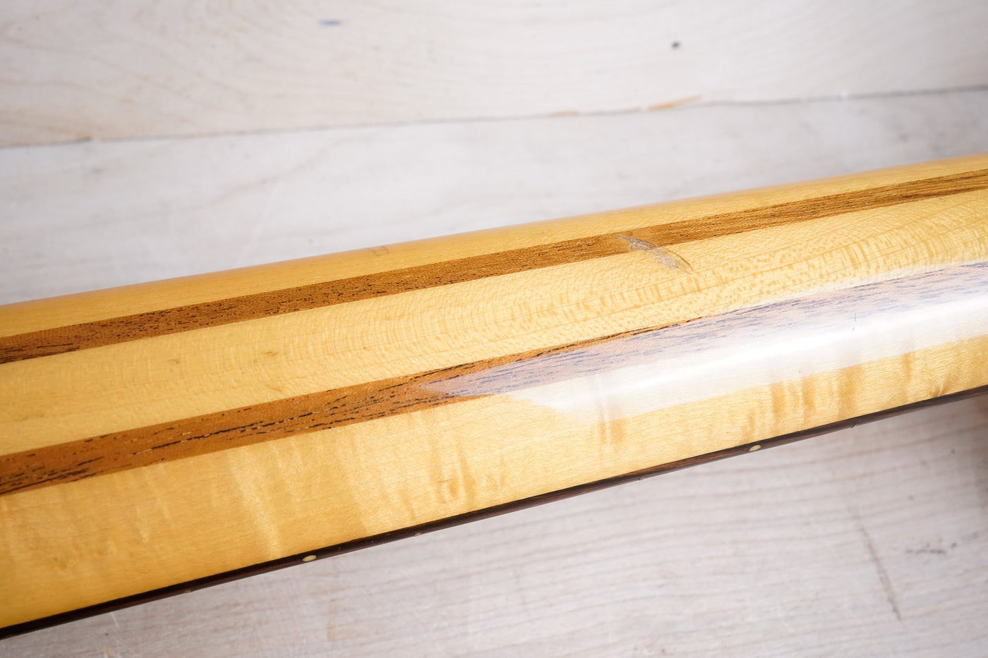 Fernandes BO-50 Bass MIJ 1970s Natural Neck-Through Vintage Made in Japan w/ Bag