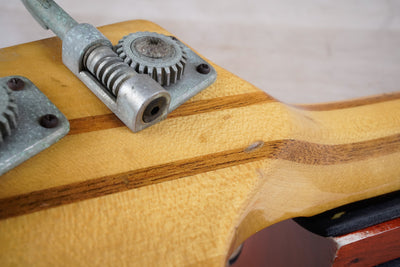 Fernandes BO-50 Bass MIJ 1970s Natural Neck-Through Vintage Made in Japan w/ Bag