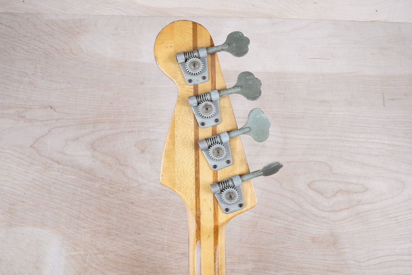 Fernandes BO-50 Bass MIJ 1970s Natural Neck-Through Vintage Made in Japan w/ Bag