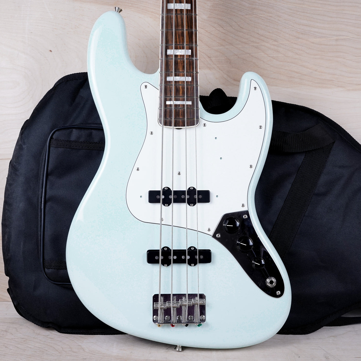 Fender Heritage Late '60s Jazz Bass MIJ 2023 Sonic Blue Lacquer Finish Japan w/ Bag