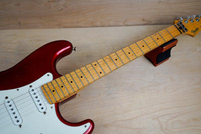 Fender ST-557 Contemporary Series Stratocaster SSS MIJ w/ System One Tremolo 1984 Candy Apple Red w/ Hard Case