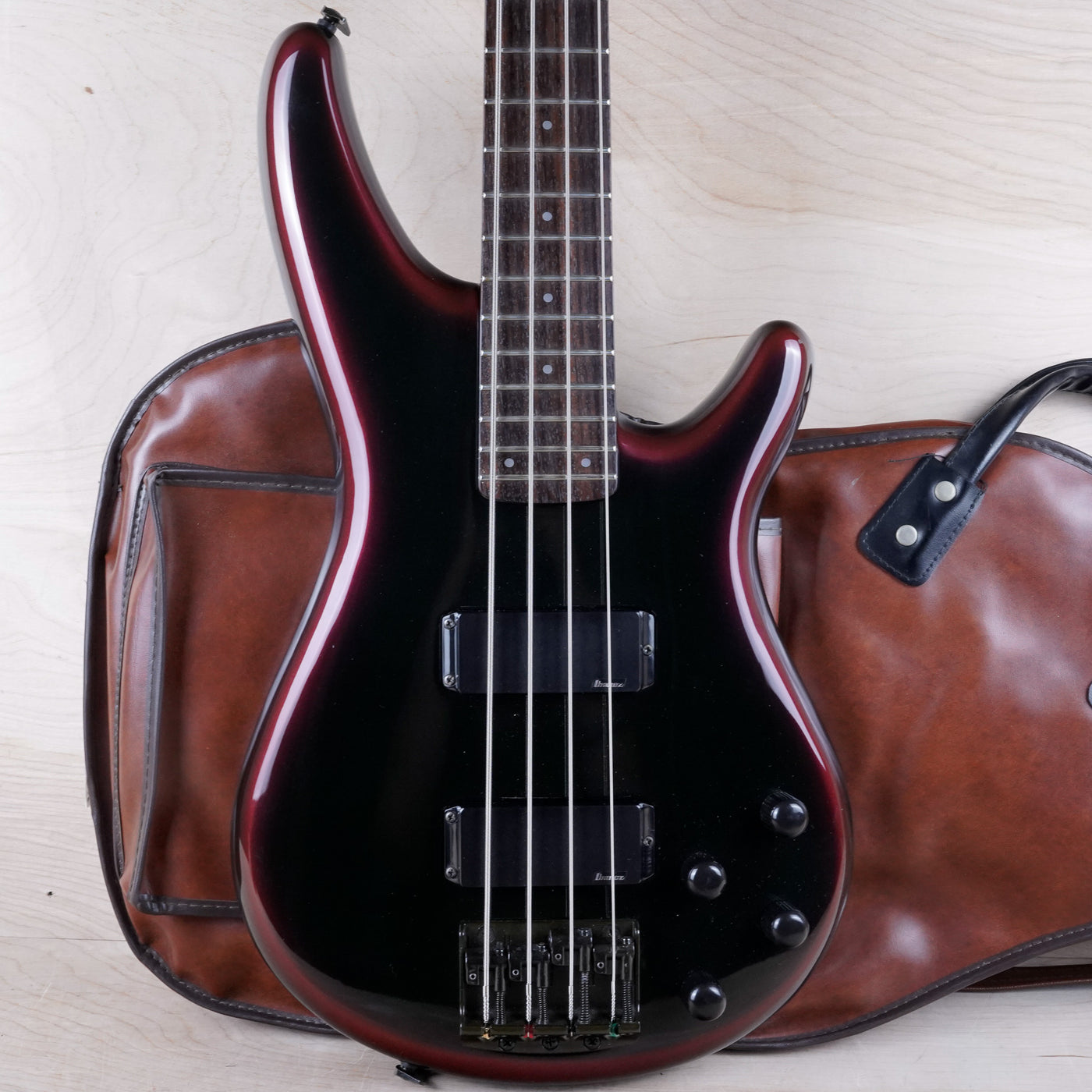 Ibanez RB850 Roadstar II Bass MIJ 1987 Dark Wine Vintage Japan w/ Bag