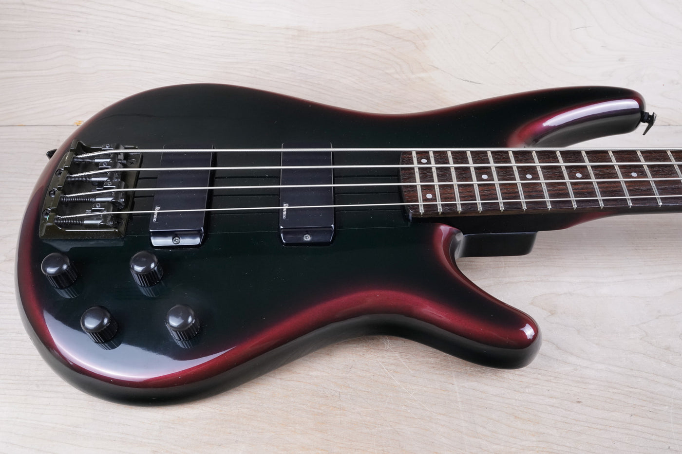 Ibanez RB850 Roadstar II Bass MIJ 1987 Dark Wine Vintage Japan w/ Bag