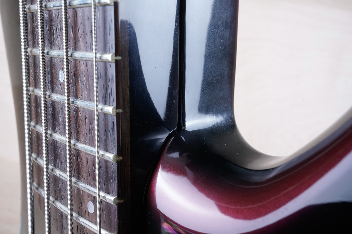 Ibanez RB850 Roadstar II Bass MIJ 1987 Dark Wine Vintage Japan w/ Bag