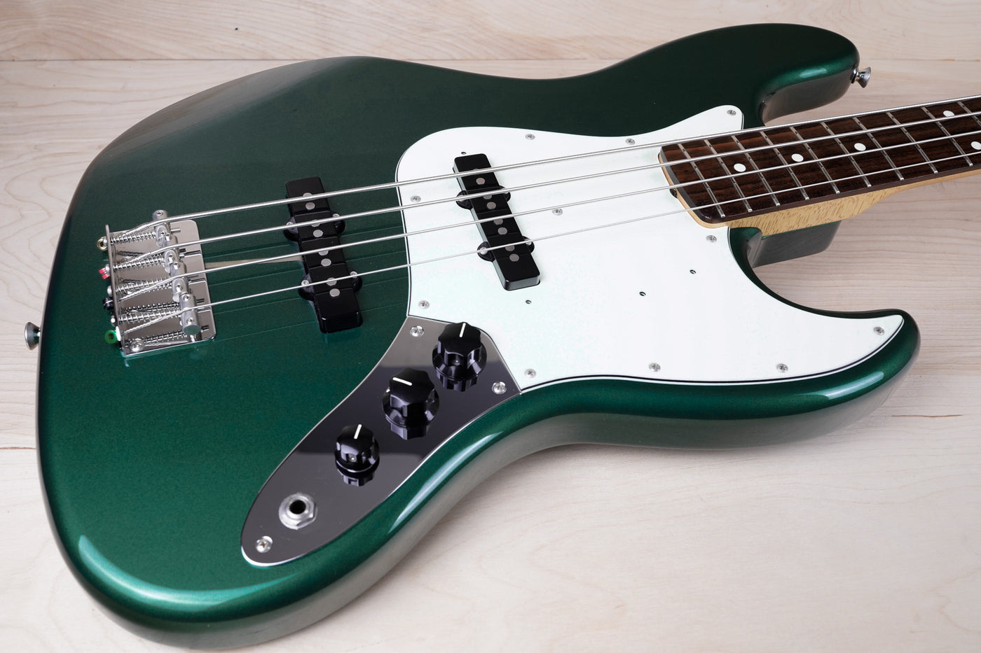 Fender MIJ Hybrid '60s Jazz Bass 2019 Sherwood Green Metallic Made in Japan w/ Bag