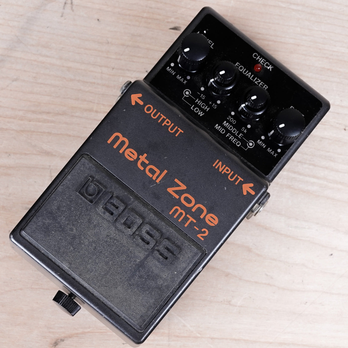 Boss MT-2 Metal Zone Distortion 2002 Silver Label