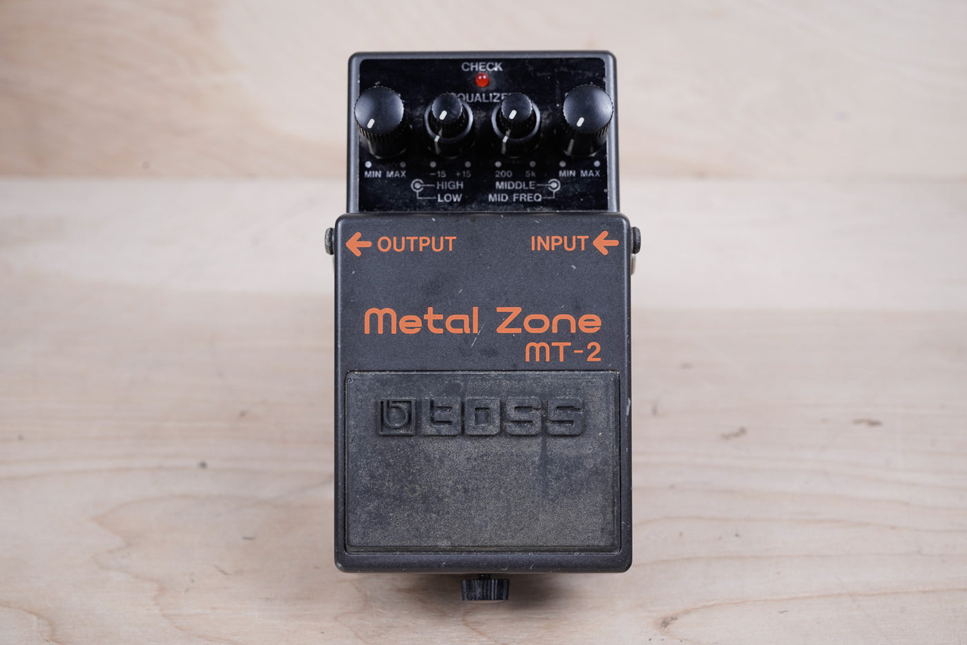 Boss MT-2 Metal Zone Distortion 2002 Silver Label