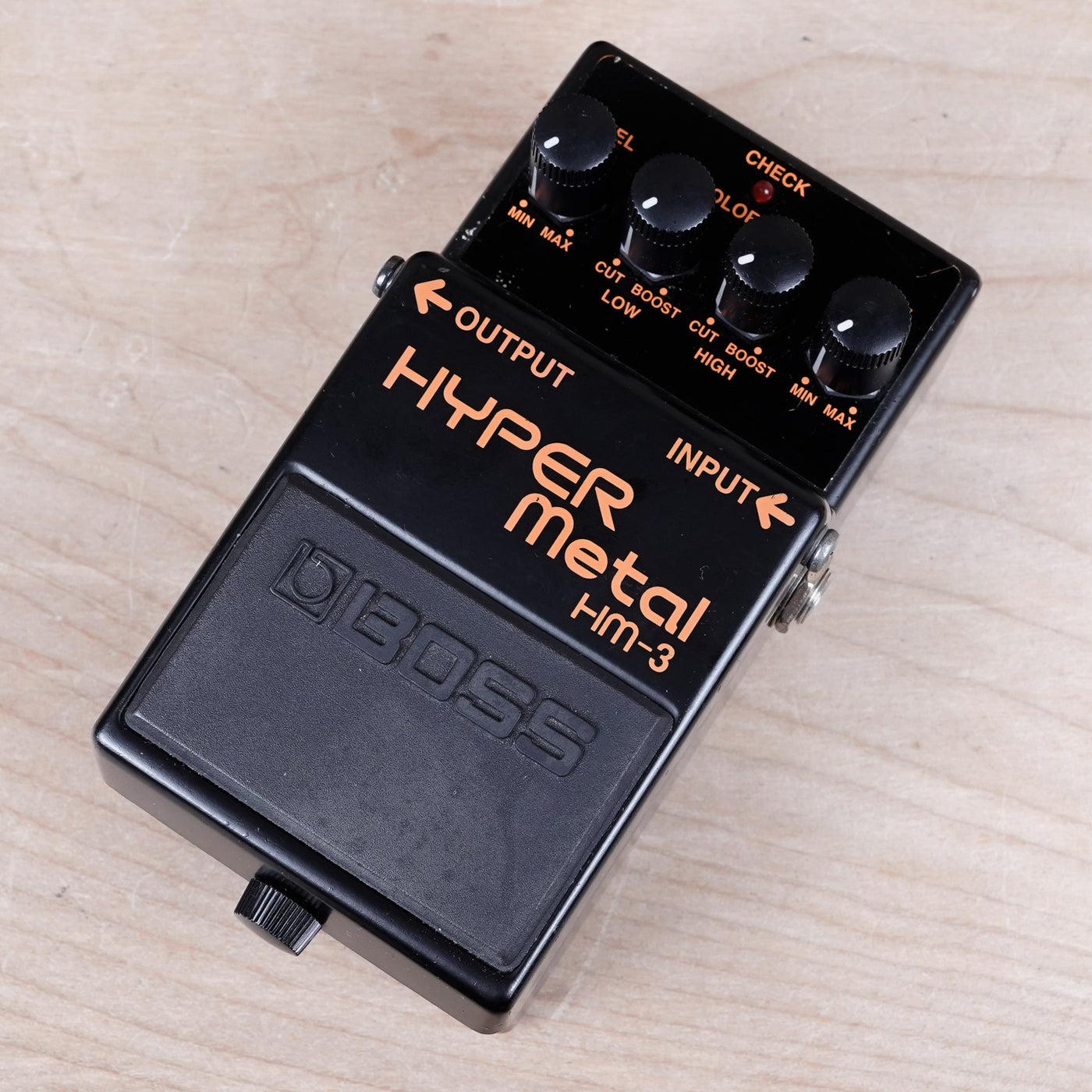 Boss HM-3 Hyper Metal Distortion 1993 Black MIT First Year of Production