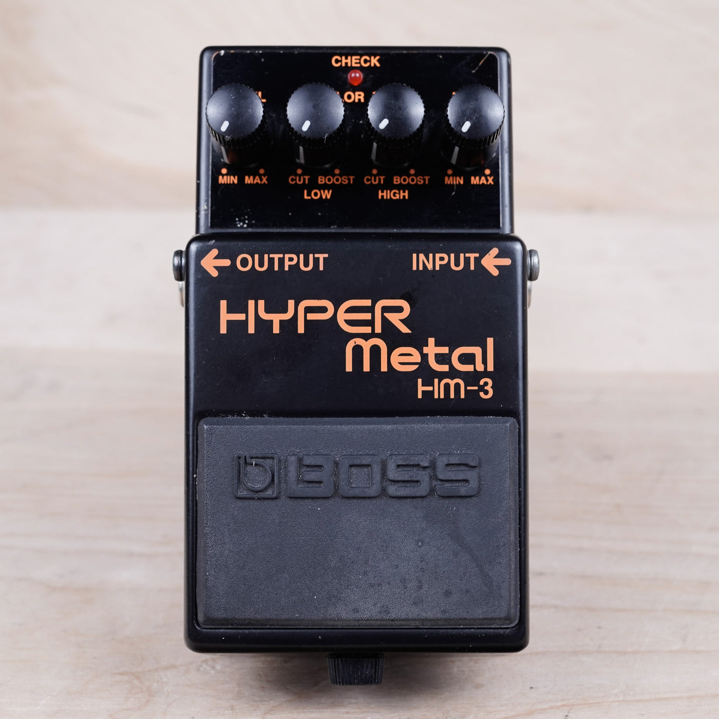 Boss HM-3 Hyper Metal Distortion 1993 Black MIT First Year of Production