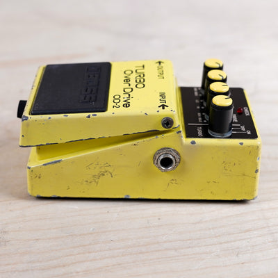 Boss OD-2 Turbo OverDrive (Black Label) 1985 Vintage Yellow Made in Japan MIJ