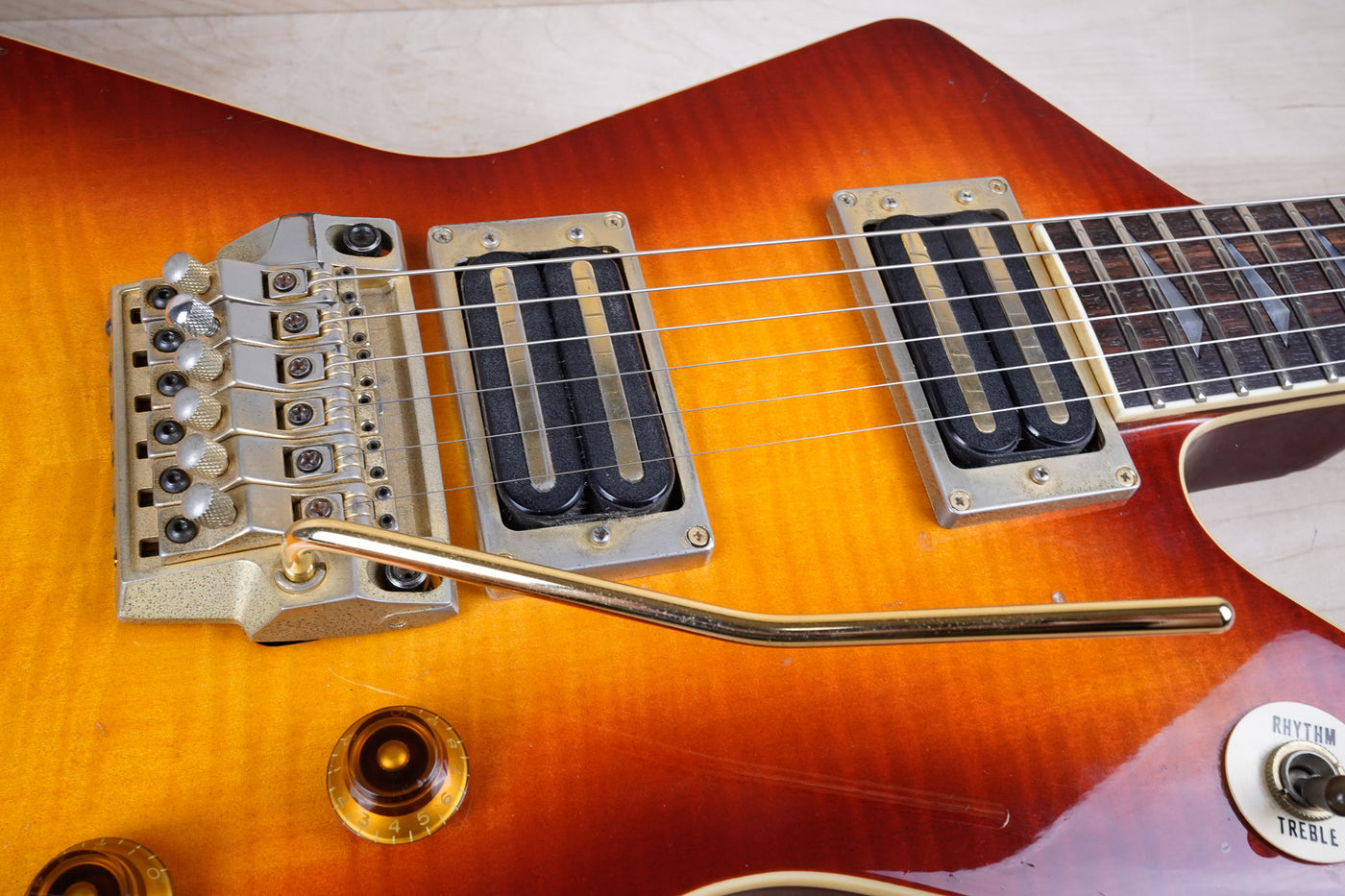 Ibanez Destroyer II DT450 MIJ 1984 Cherry Sunburst Pro Rock'r Tremolo Vintage Japan w/ Bag