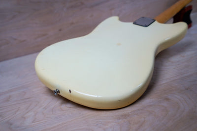 Fender Musicmaster with Rosewood Fretboard 1973 Vintage Aged Olympic White w/ OHSC