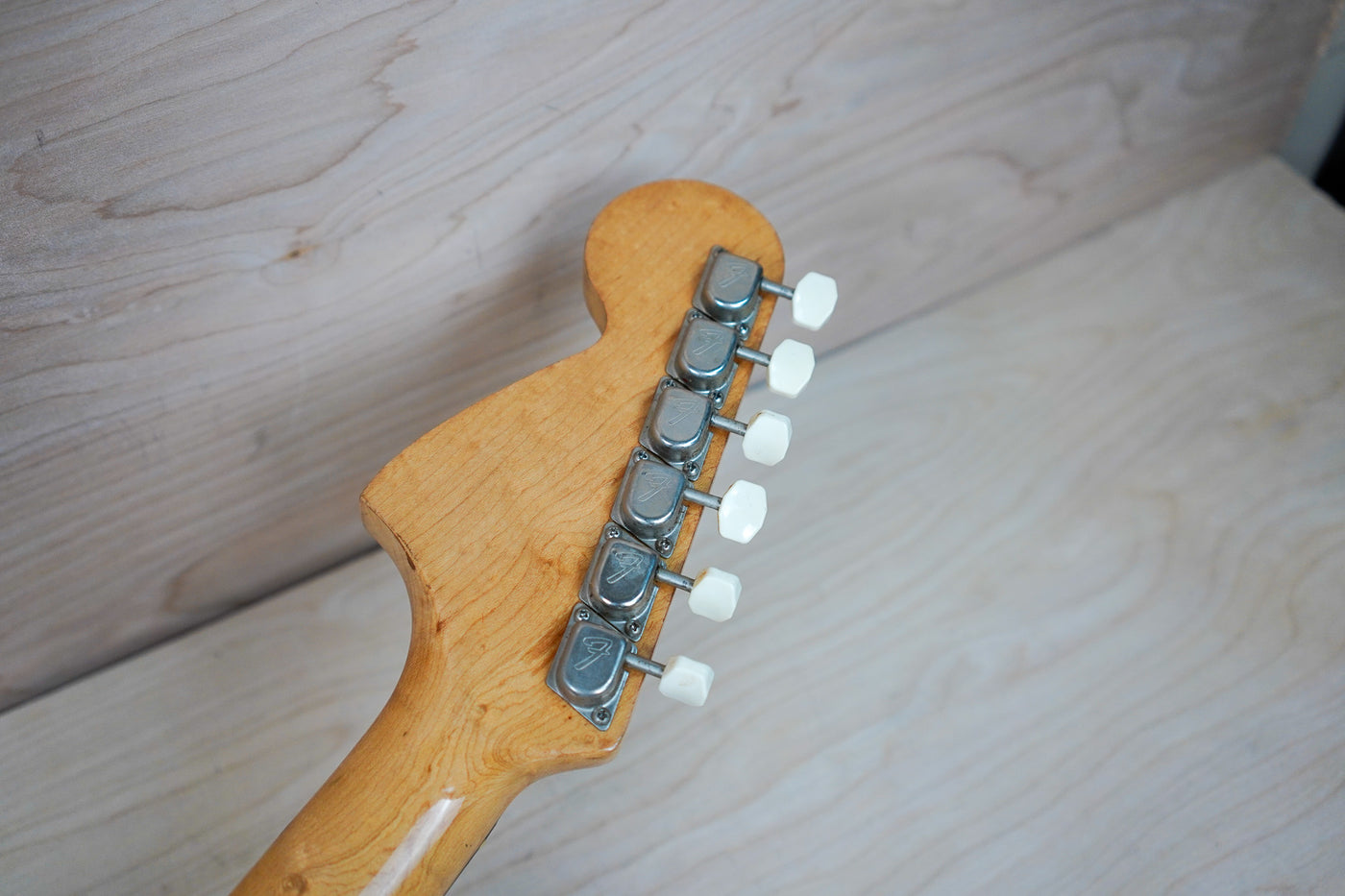 Fender Musicmaster with Rosewood Fretboard 1973 Vintage Aged Olympic White w/ OHSC