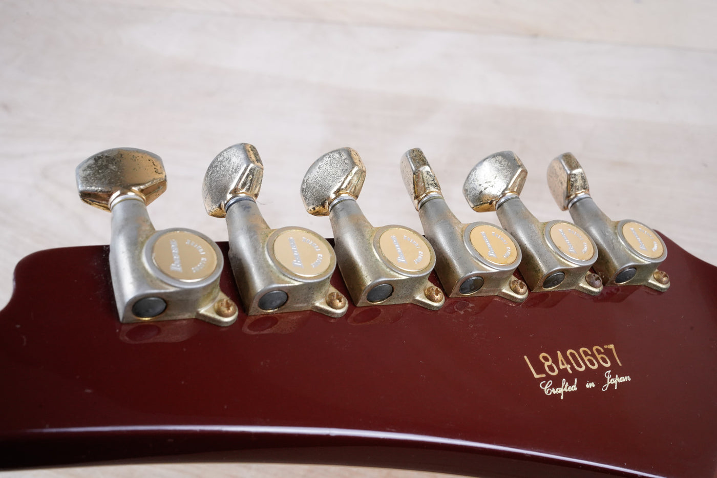 Ibanez Destroyer II DT450 MIJ 1984 Cherry Sunburst Pro Rock'r Tremolo Vintage Japan w/ Bag