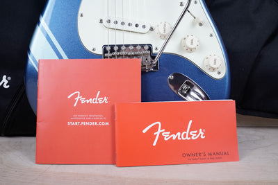 Fender FSR Traditional '50s Stratocaster MIJ 2018 Lake Placid Blue / Ice Blue Metallic Competition Stripe w/ Bag