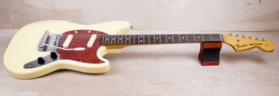 Fender MG-69 Mustang Reissue CIJ 1997 Yellow White Crafted in Japan w/ Bag