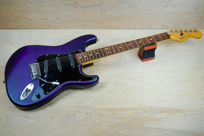 Fender Standard Stratocaster Satin SSS Modified w/ EMG Pickups MIM 2004 Midnight Blue Purple w/ Bag