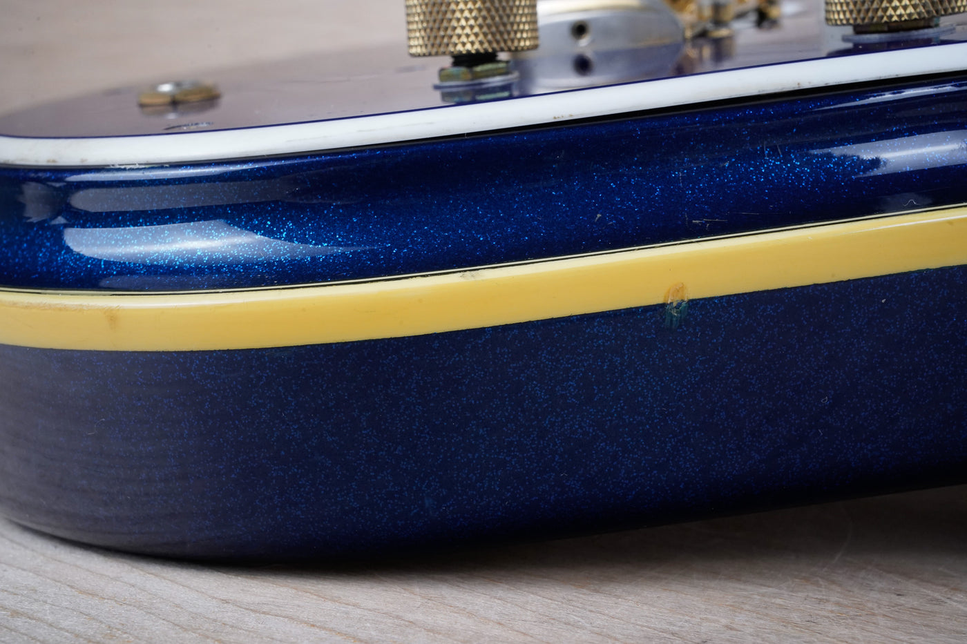 Guyatone LG-2100 Sharp 5 MIJ 1994 Blue Bartolini Pickups Japan w/ Bag