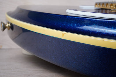 Guyatone LG-2100 Sharp 5 MIJ 1994 Blue Bartolini Pickups Japan w/ Bag