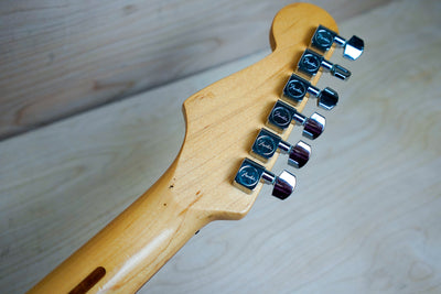 Fender Standard Stratocaster Satin SSS Modified w/ EMG Pickups MIM 2004 Midnight Blue Purple w/ Bag