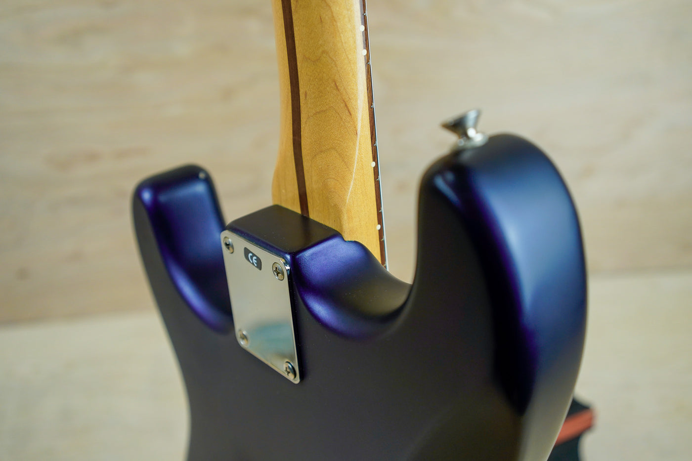 Fender Standard Stratocaster Satin SSS Modified w/ EMG Pickups MIM 2004 Midnight Blue Purple w/ Bag