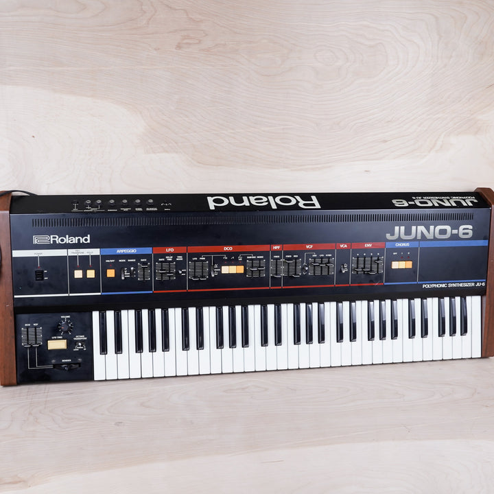 Roland Juno-6 61-Key Polyphonic Synthesizer 1983 100V Made