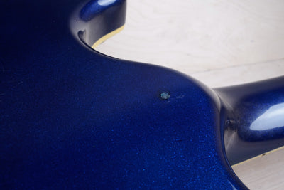 Guyatone LG-2100 Sharp 5 MIJ 1994 Blue Bartolini Pickups Japan w/ Bag