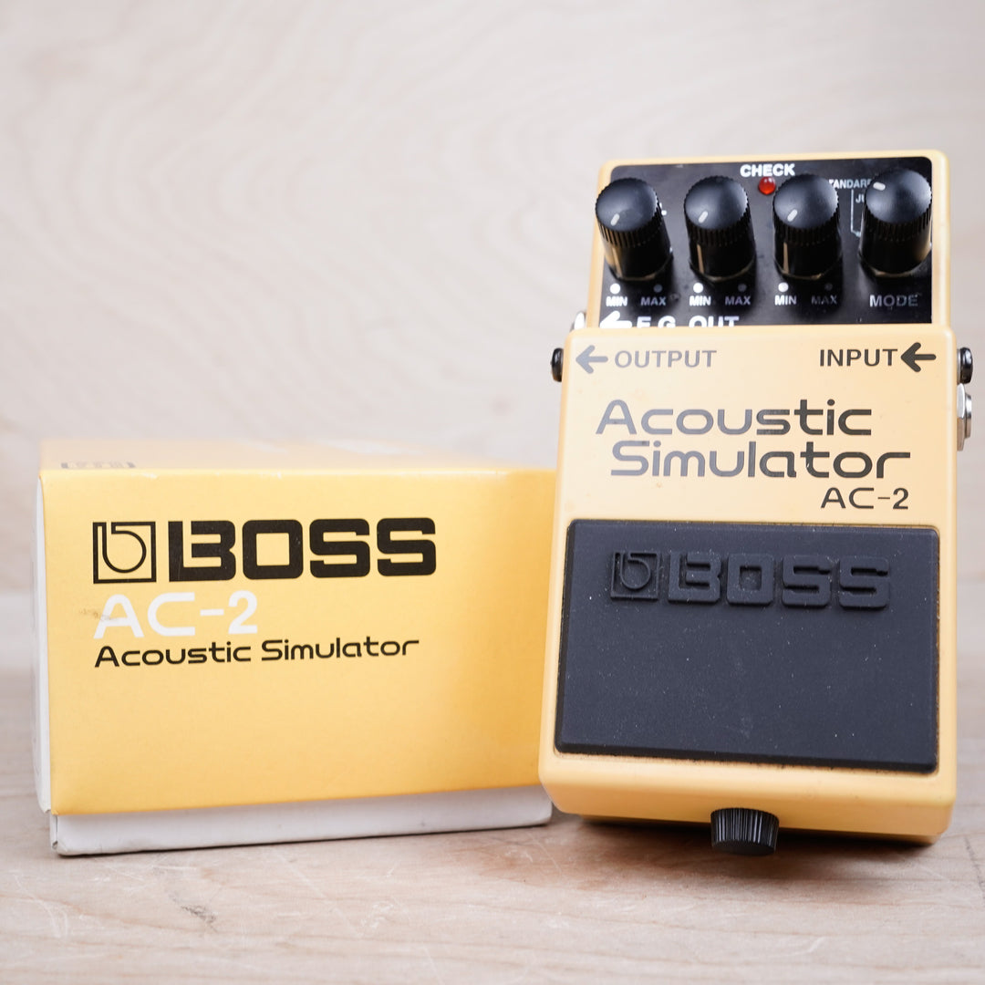 Boss AC-2 Acoustic simulator Boss AC-2 Acoustic Simulator Yellow w