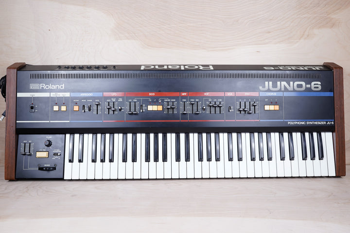 Roland Juno-6 61-Key Polyphonic Synthesizer 1983 100V Made in