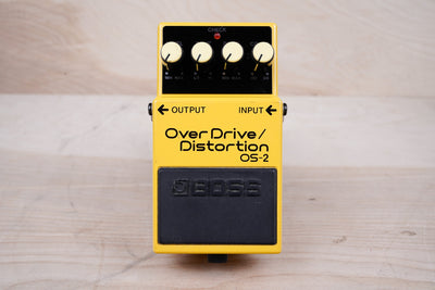 Boss OS-2 OverDrive/Distortion (Silver Label)Yellow 1998 MIT