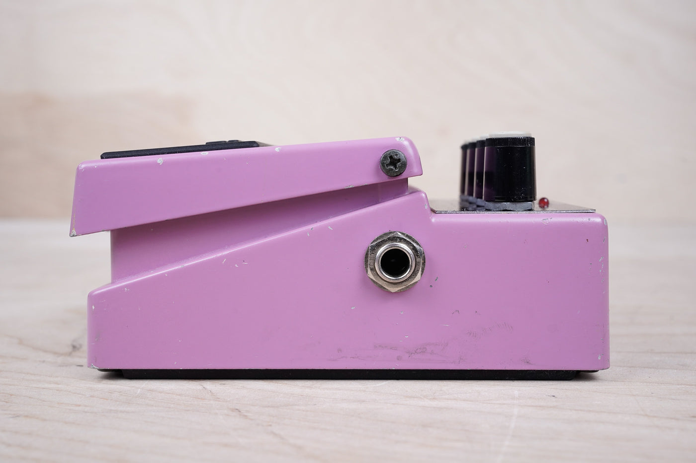 Boss HF-2 Hi Band Flanger (Green Label) 1989 Pink Made in Japan MIJ