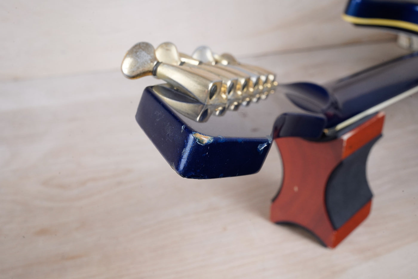 Guyatone LG-2100 Sharp 5 MIJ 1994 Blue Bartolini Pickups Japan w/ Bag