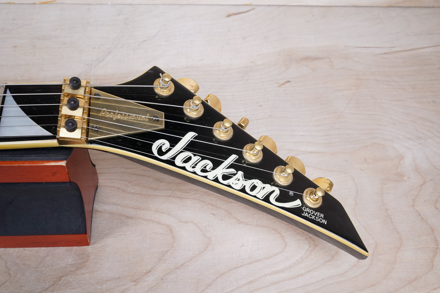 Grover Jackson Randy Rhoads RR Dan Spitz Professional MIJ 1991 Black V Anthrax Schaller Locking Tremolo Japan w/ Bag