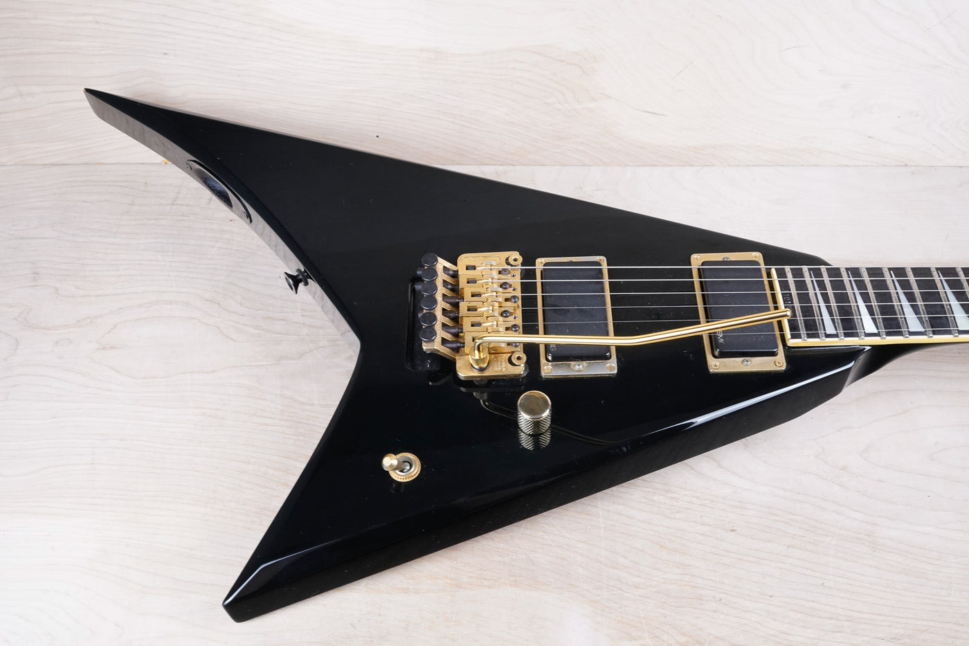 Grover Jackson Randy Rhoads RR Dan Spitz Professional MIJ 1991 Black V Anthrax Schaller Locking Tremolo Japan w/ Bag