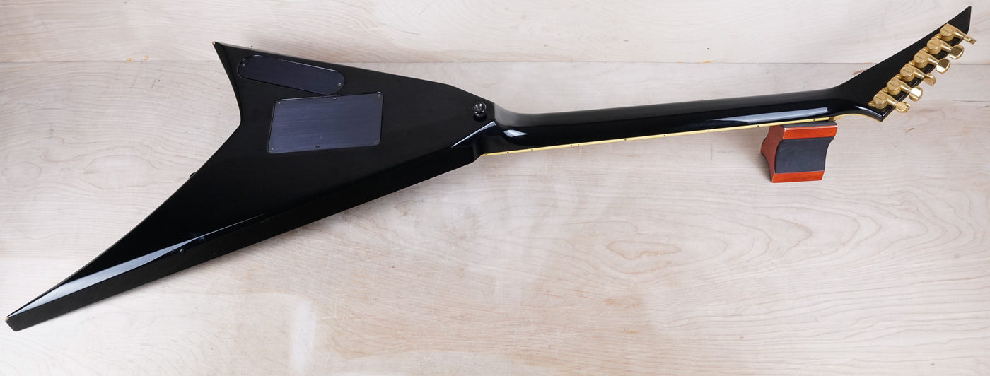 Grover Jackson Randy Rhoads RR Dan Spitz Professional MIJ 1991 Black V Anthrax Schaller Locking Tremolo Japan w/ Bag