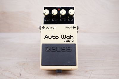 Boss AW-2 Auto Wah (Silver Label) 1998 Yellow In Box