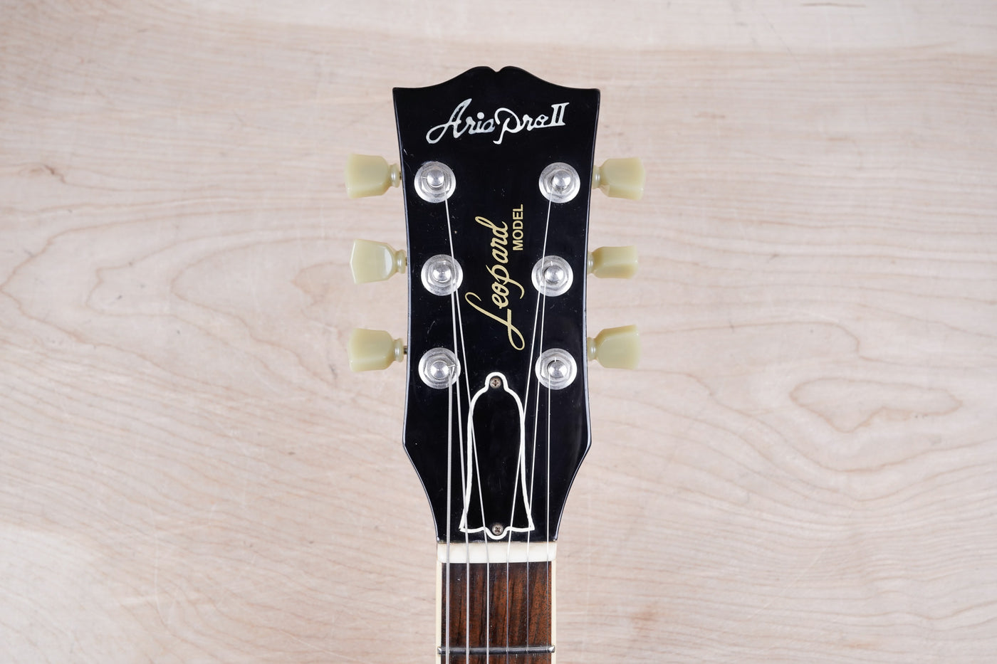 Aria Pro II Leopard Model LS-500 MIJ 1981 Tobacco Sunburst Vintage Made in Japan w/ Bag