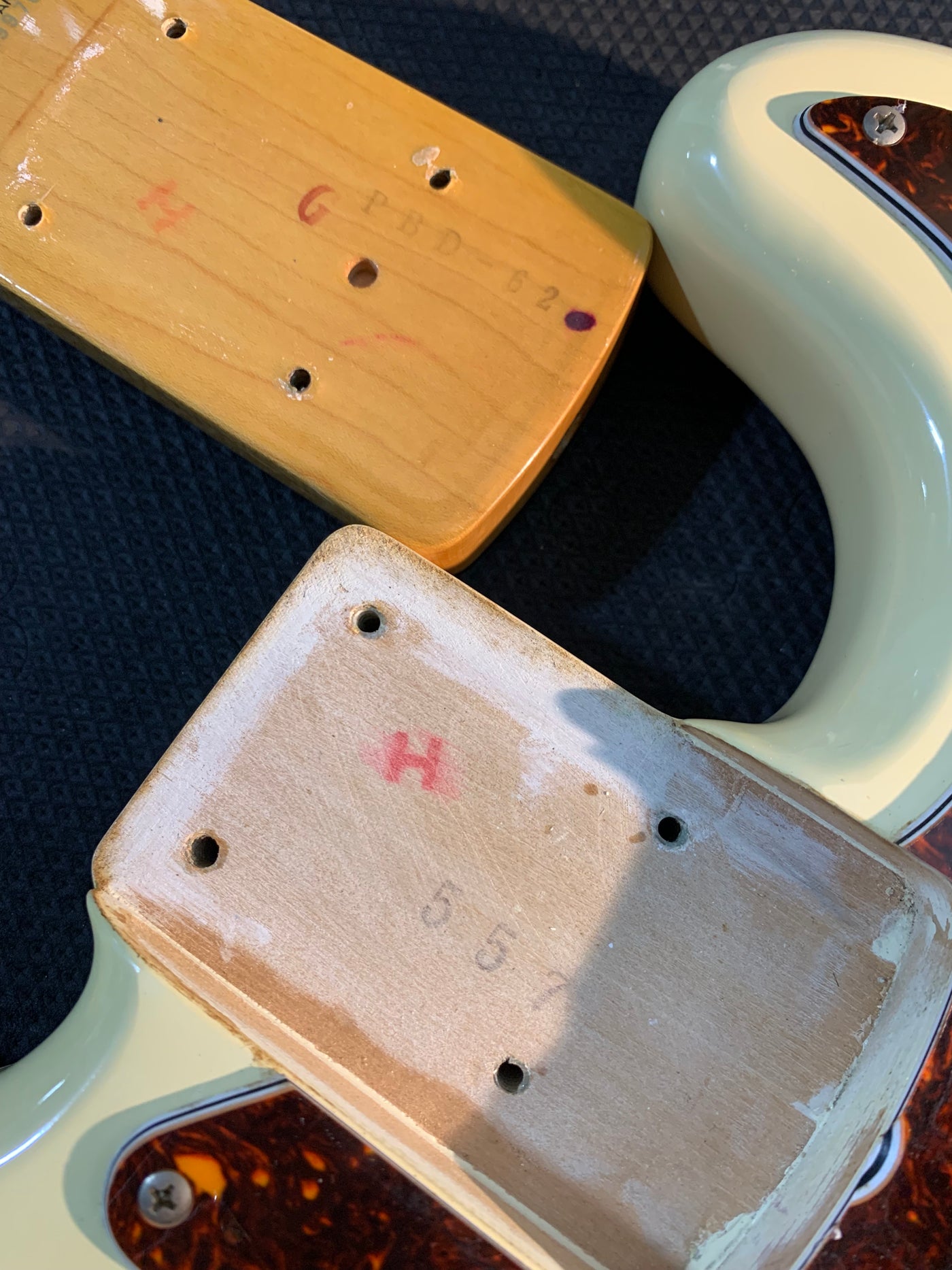 Fender PB62-55 Precision Bass Reissue MIJ 1988 Vintage White Japan Fujigen w/ Bag