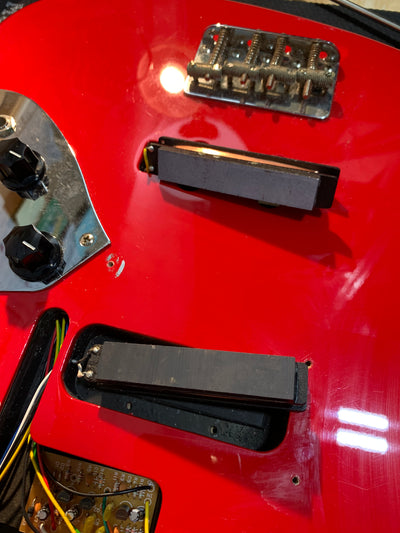 Fender JAB J-Craft Jaguar Bass CIJ 2006 Red Japan w/ Bag