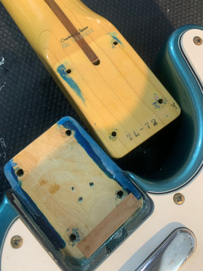 Fender TL-72 Telecaster Reissue CIJ 1999 Lake Placid Blue Japan w/ Bag